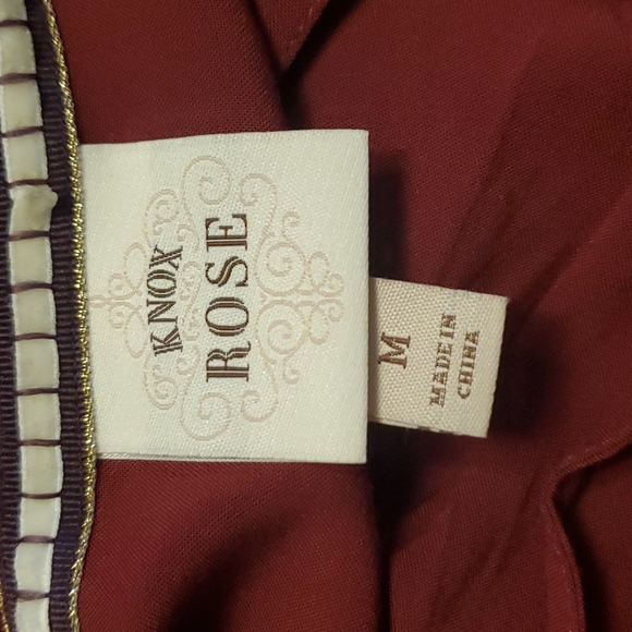 Maroon Boho Dress - Picture 4 of 4